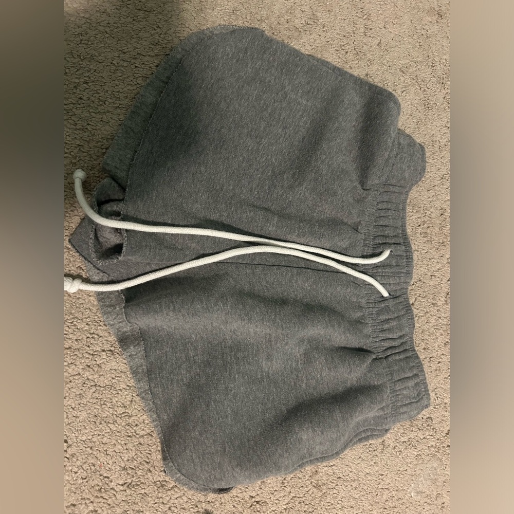 grey sweat shorts